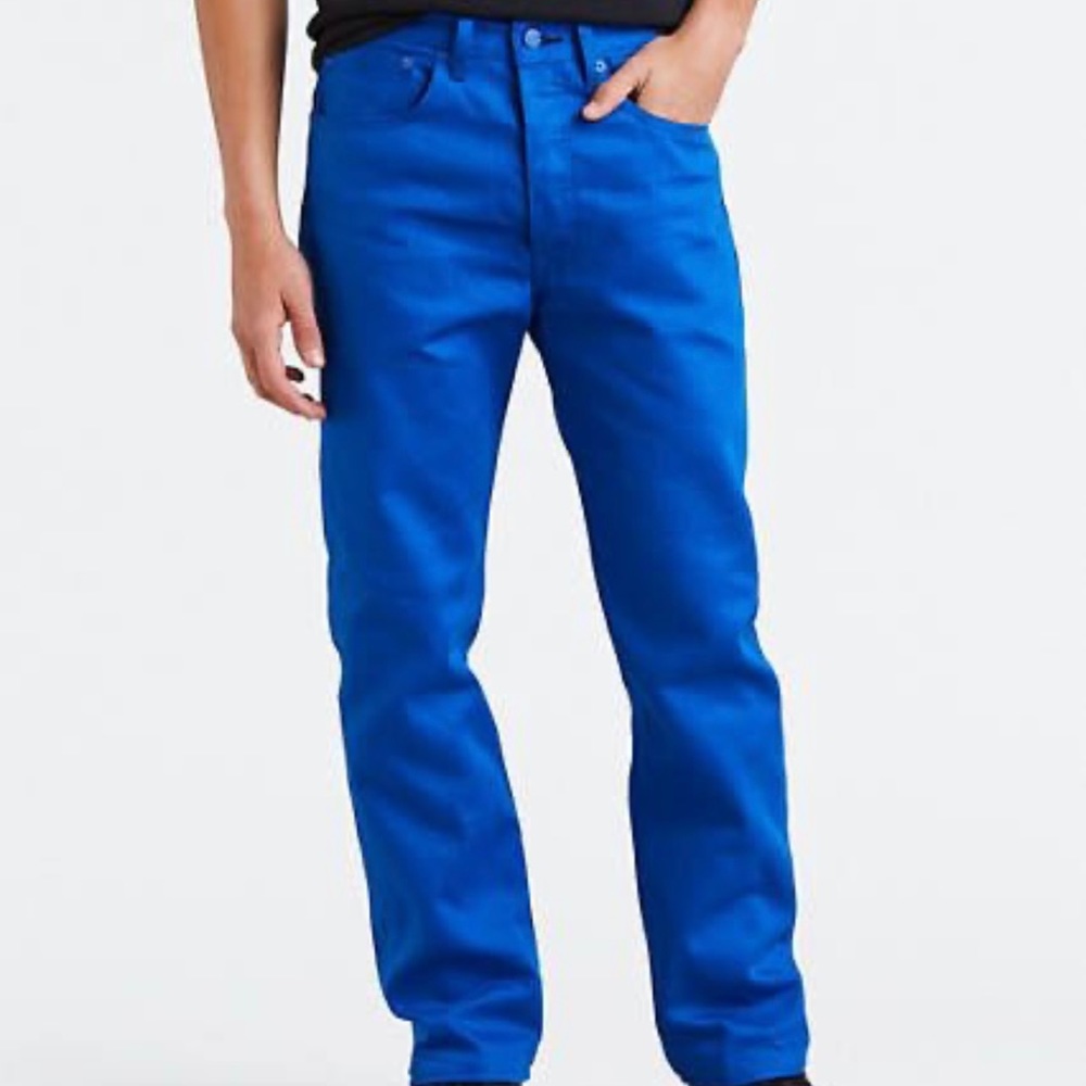 Levi’s 513 Five Pockets Cotton Pants in Royal Blue 36X30